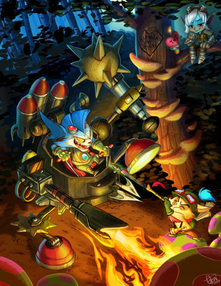 Illustration for article titled If League of Legends Champions Were Cartoon Characters